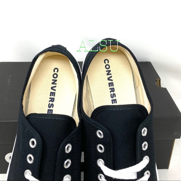 🌸Sale🌸 Converse Jack Purcell CP Canvas Low Black Women’s Size 6.5 1Q699 - Picture 9 of 10